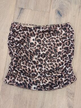 Shein Leopard Print Skirt